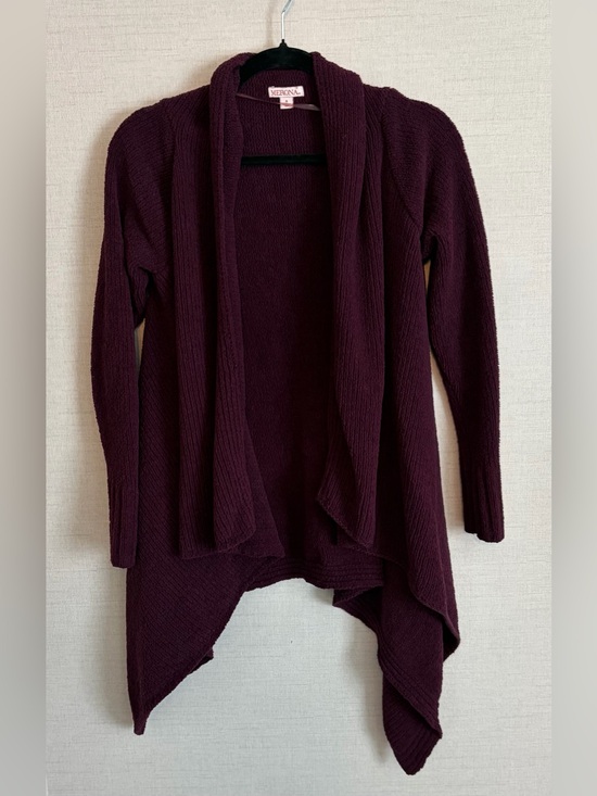 Merona Sweaters - Merona Women's Small Open Front Plush Draped Cardigan